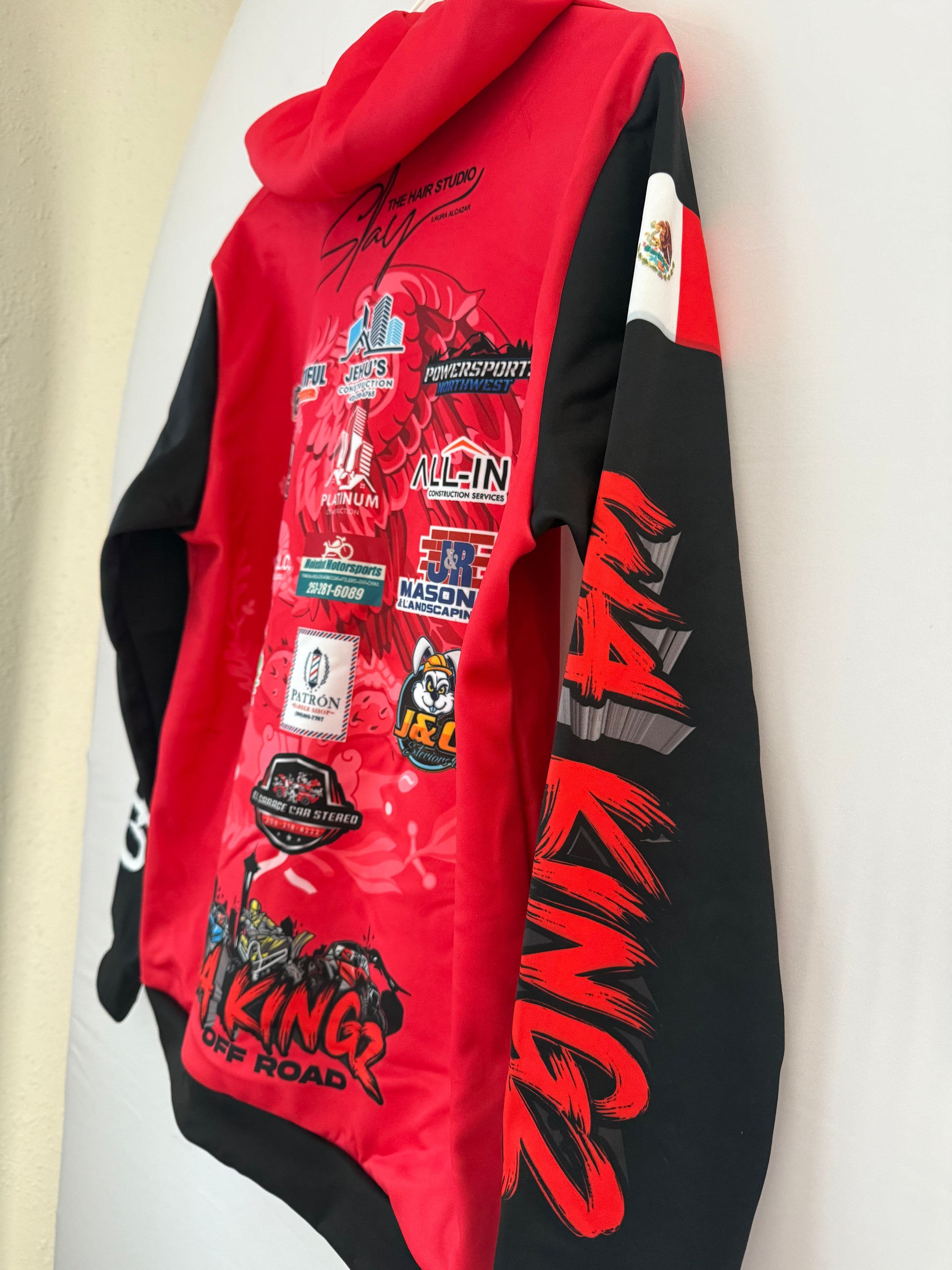 Hot pink WA Kingz hoodie- off-road gear