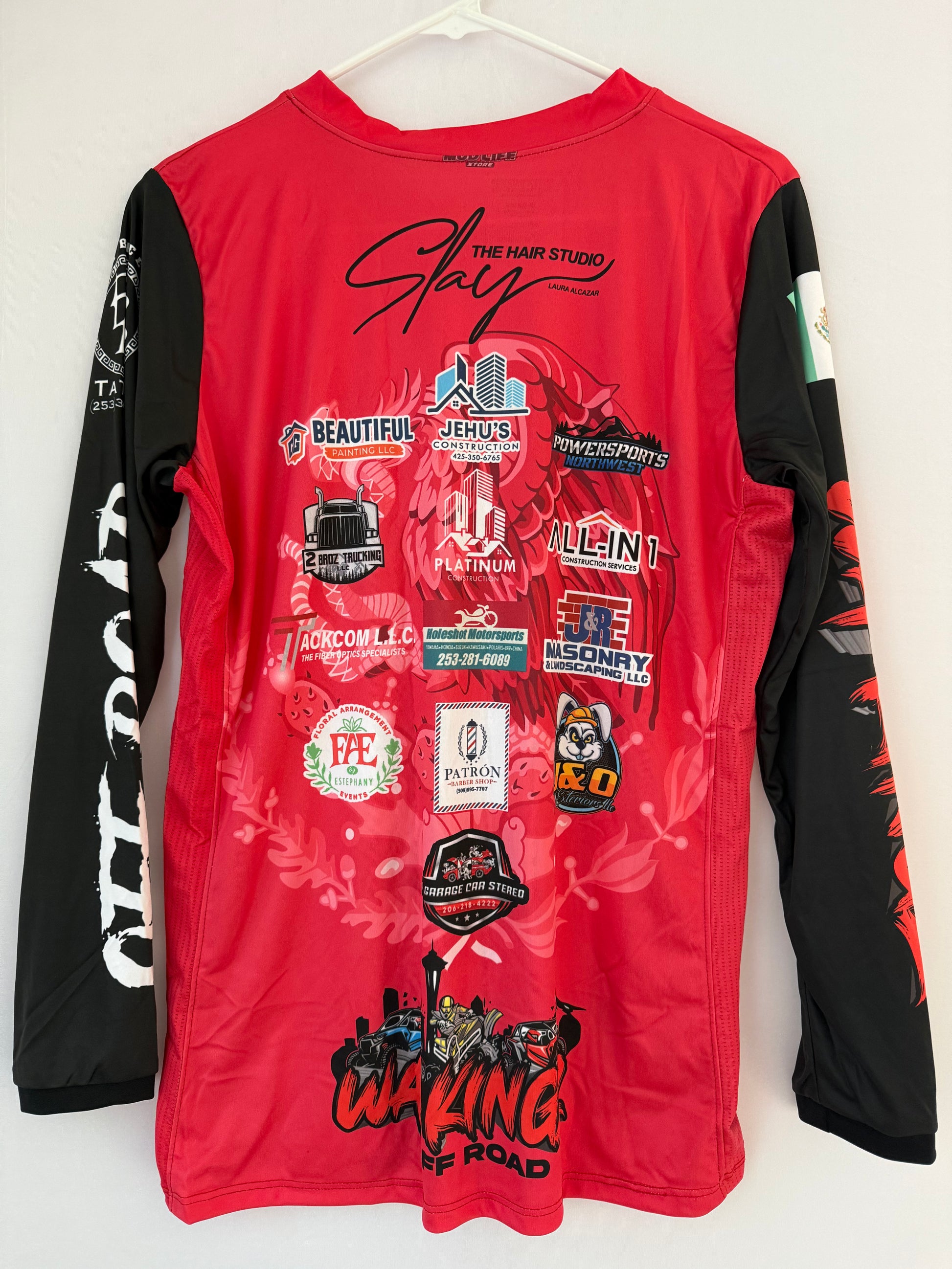 WA kingz hot pink logo jersey