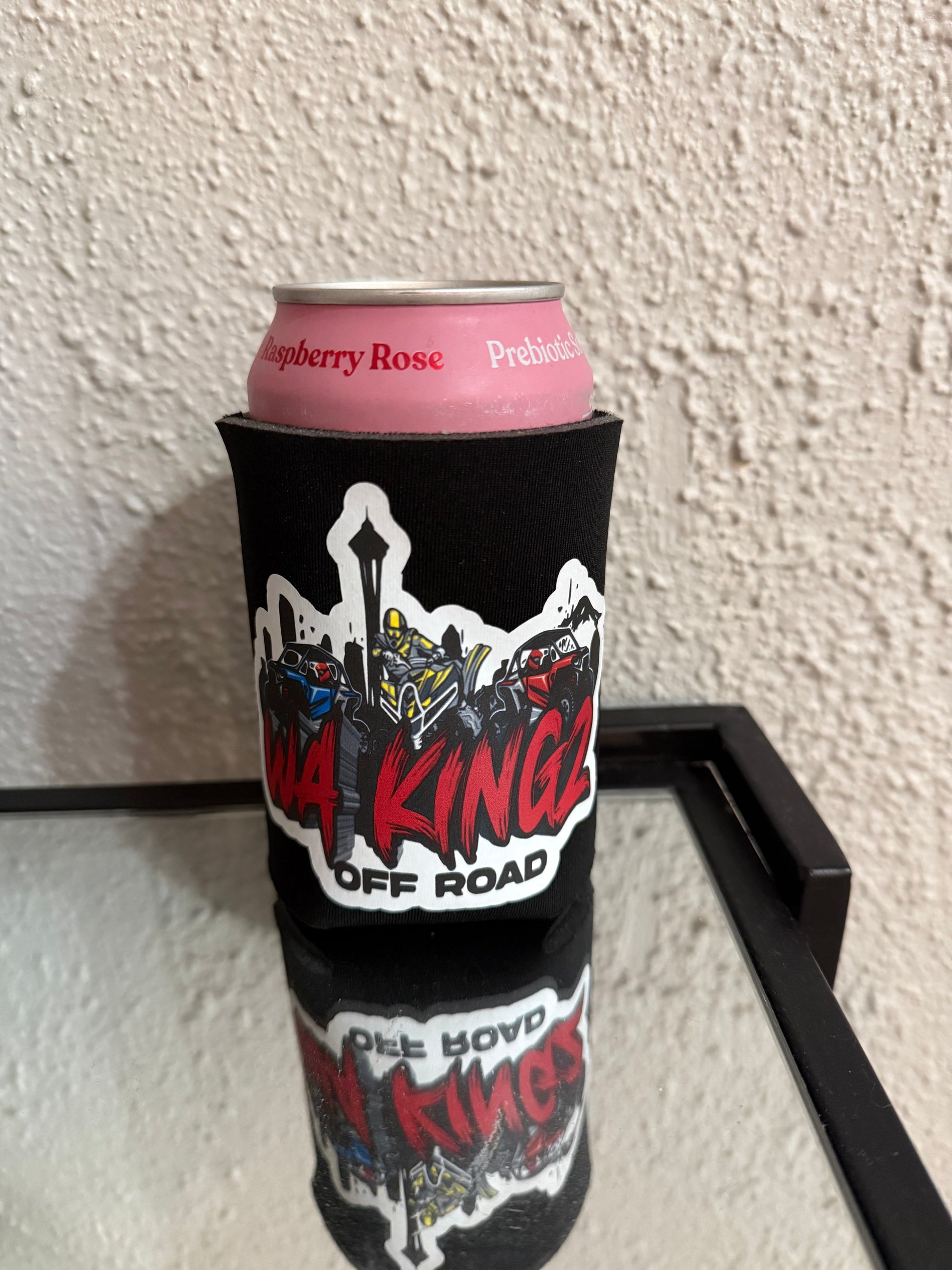 WA Kingz logo can koozie sleeve