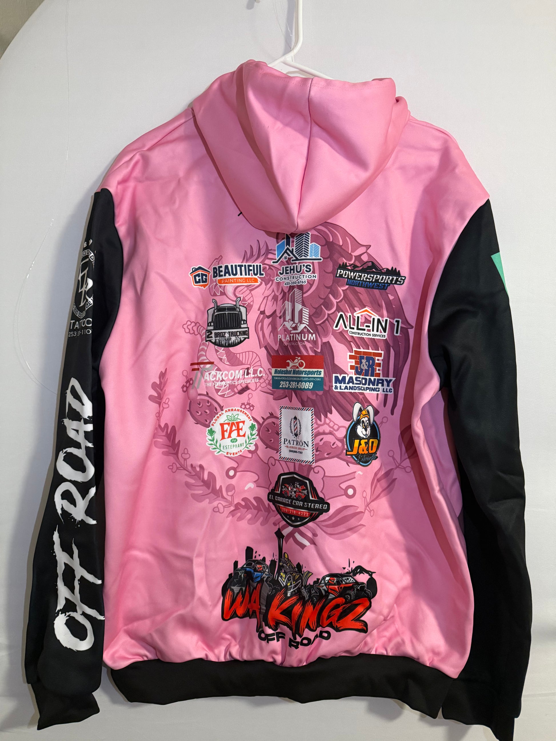 Woman’s limited edition light pink off road hoodie