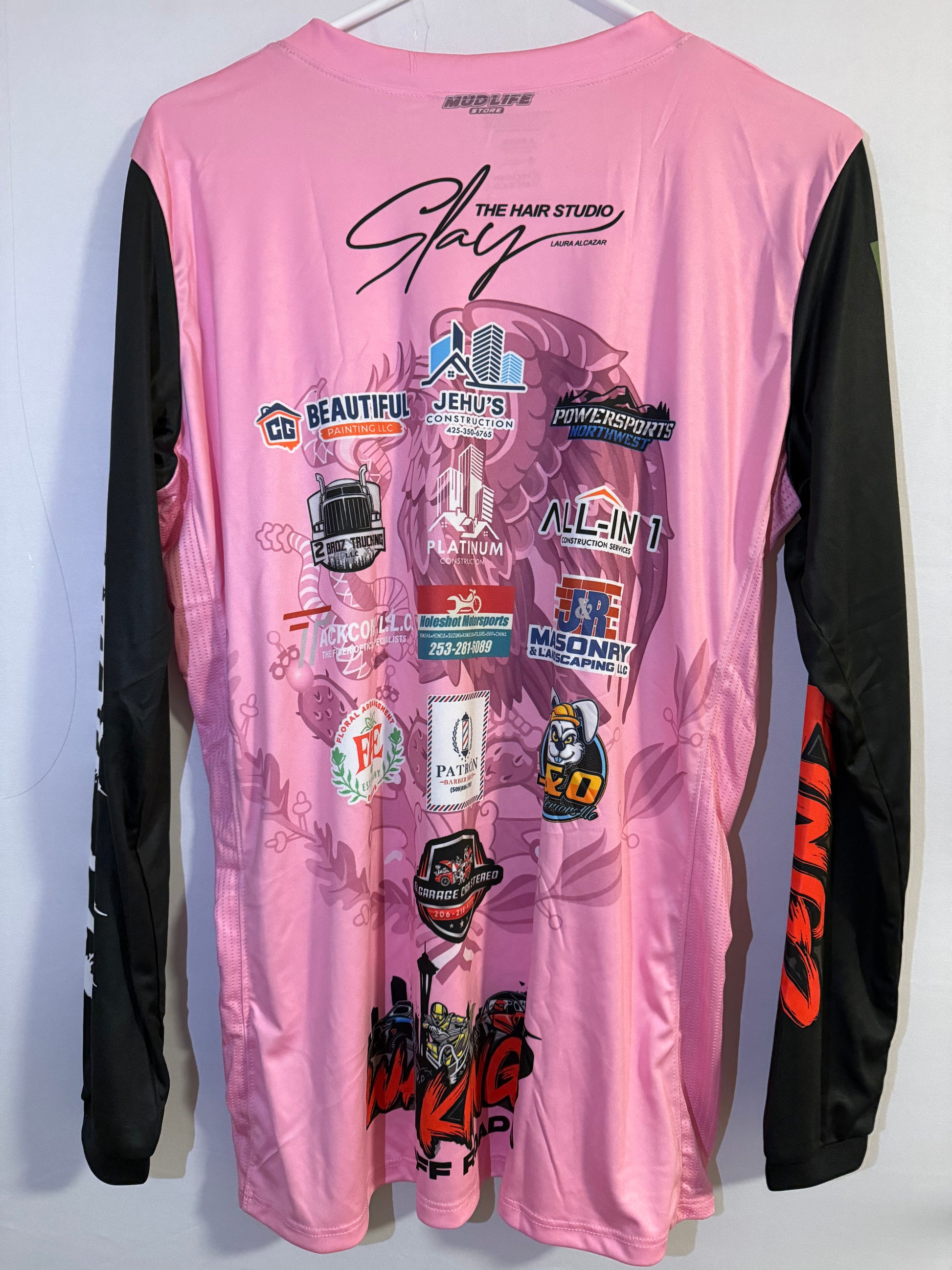 Woman’s limited edition light pink off road jersey