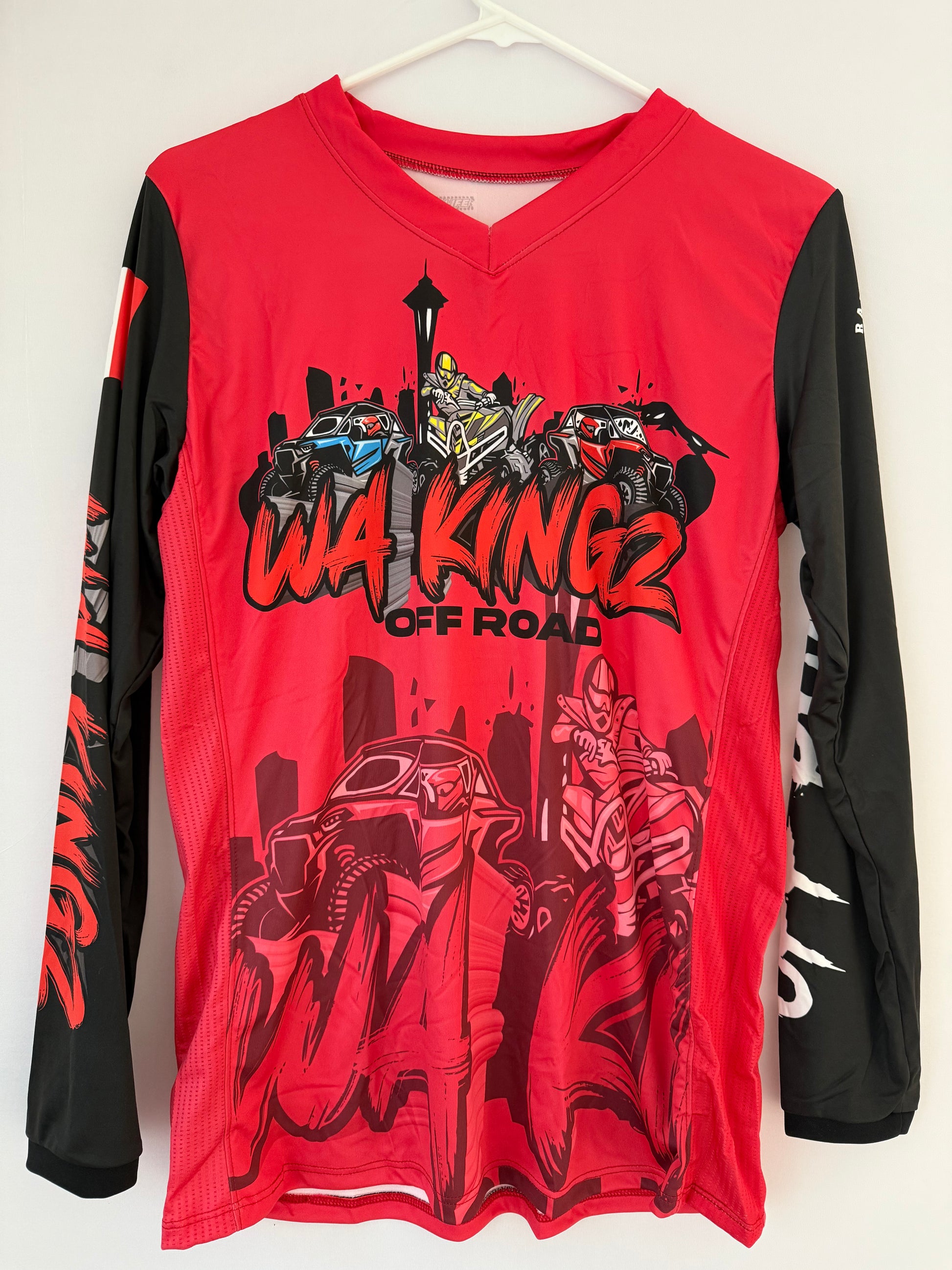 WA kingz hot pink logo jersey