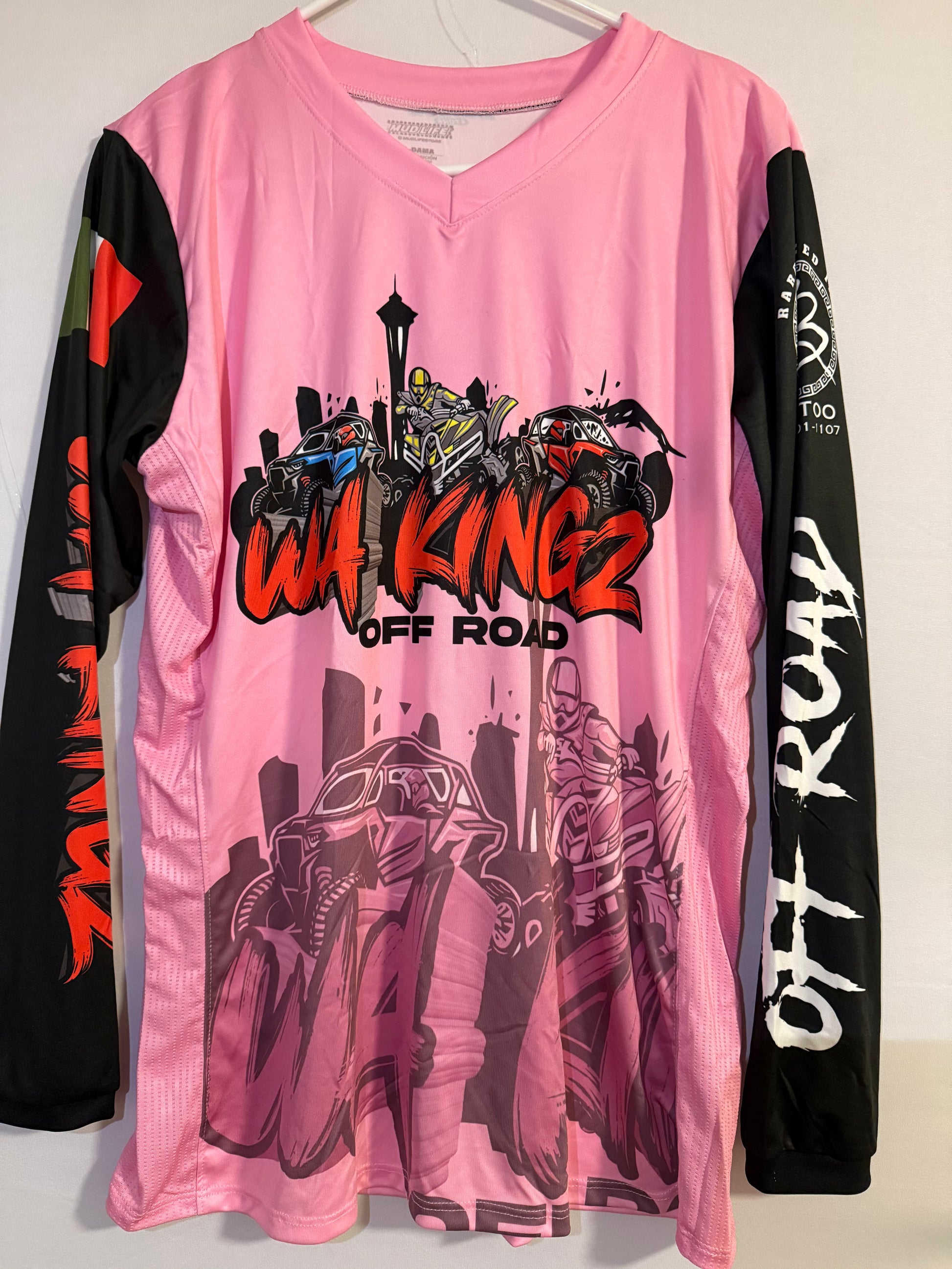 Woman’s limited edition light pink off road jersey